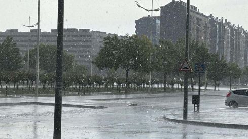 Tormenta en Ponferrada
