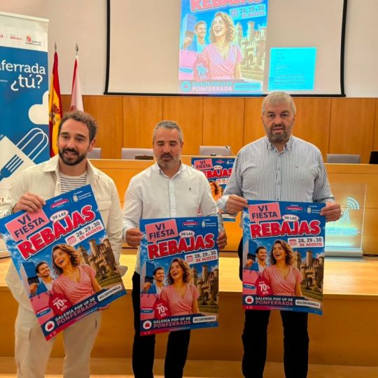 La Fiesta de las Rebajas pone el broche al verano comercial de Ponferrada con descuentos y actividades para todos La Fiesta de las Rebajas pone el broche al verano comercial de Ponferrada con descuentos y actividades para todos