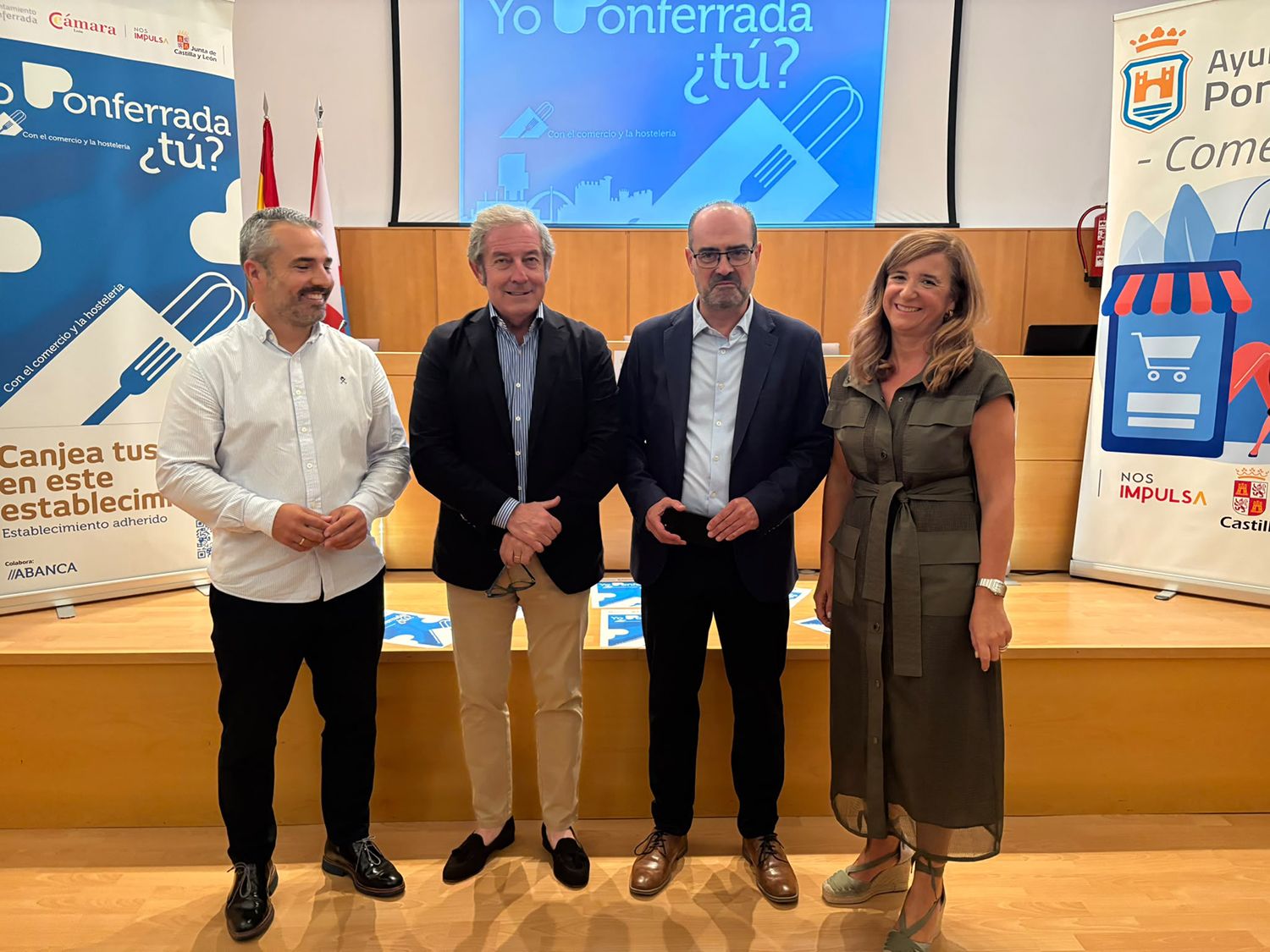 Presentación de los Bonos Comercio de Ponferrada