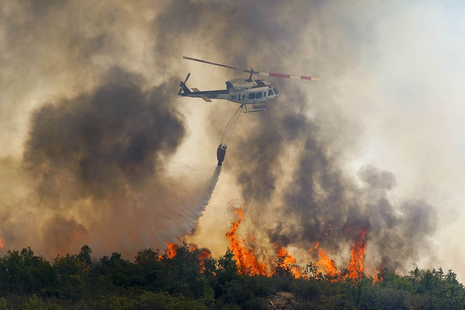Incendio en la localidad de Veguellina César Sánchez ICAL