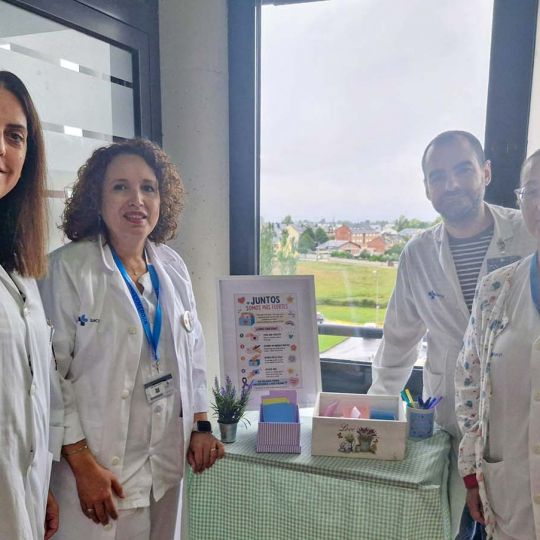 Trabajadores de la Gasbi inaugurando la iniciativa de humanización 'Juntos somos más fuertes' (2) Trabajadores de la Gasbi inaugurando la iniciativa de humanización 'Juntos somos más fuertes' (2)