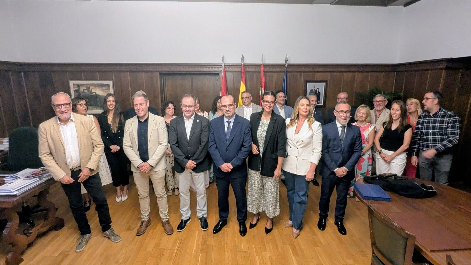 Los ediles del Ayuntamiento de Ponferrada en el pregón de Félix Barrio en las Fiestas de la Encina en Ponferrada | Daniel Merino Los ediles del Ayuntamiento de Ponferrada en el pregón de Félix Barrio en las Fiestas de la Encina en Ponferrada | Daniel Merino