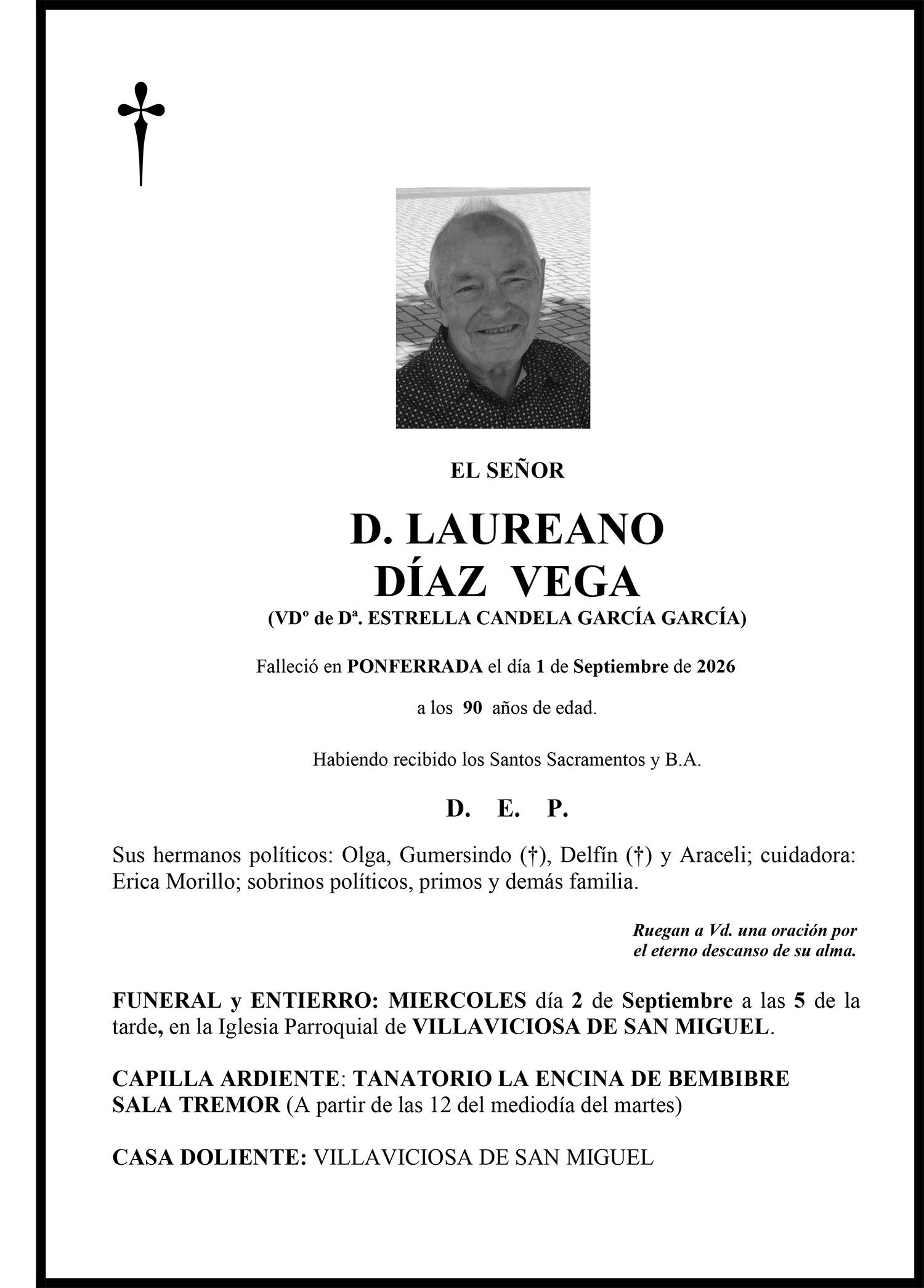 LAUREANO DIAZ VEGA