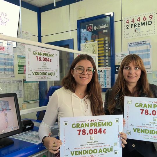 Premio de La Bonoloto en La Bañeza Premio de La Bonoloto en La Bañeza