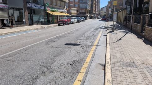 Calle Camino de Santiago de Ponferrada | Foto: Dani Merino, InfoBierzo Calle Camino de Santiago de Ponferrada | Foto: Dani Merino, InfoBierzo