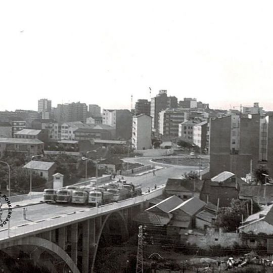 Prueba de esfuerzo en el Puente García Ojeda antes de su inauguración