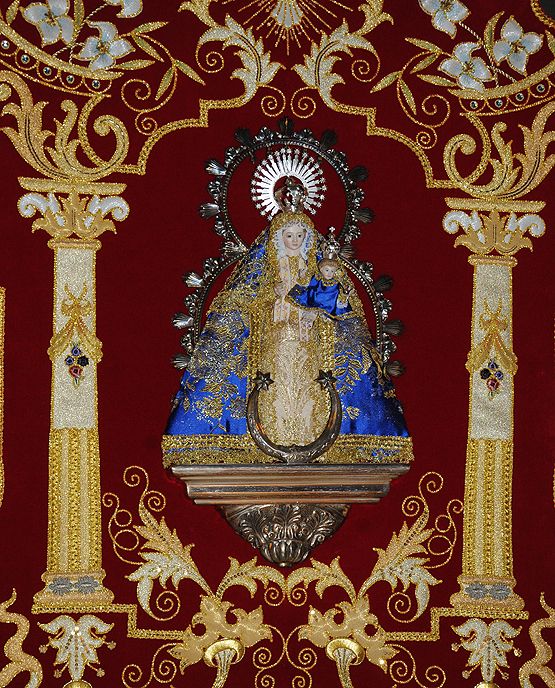 Virgen de la Estrella, imagen de la patrona de los andaluces en el Bierzo