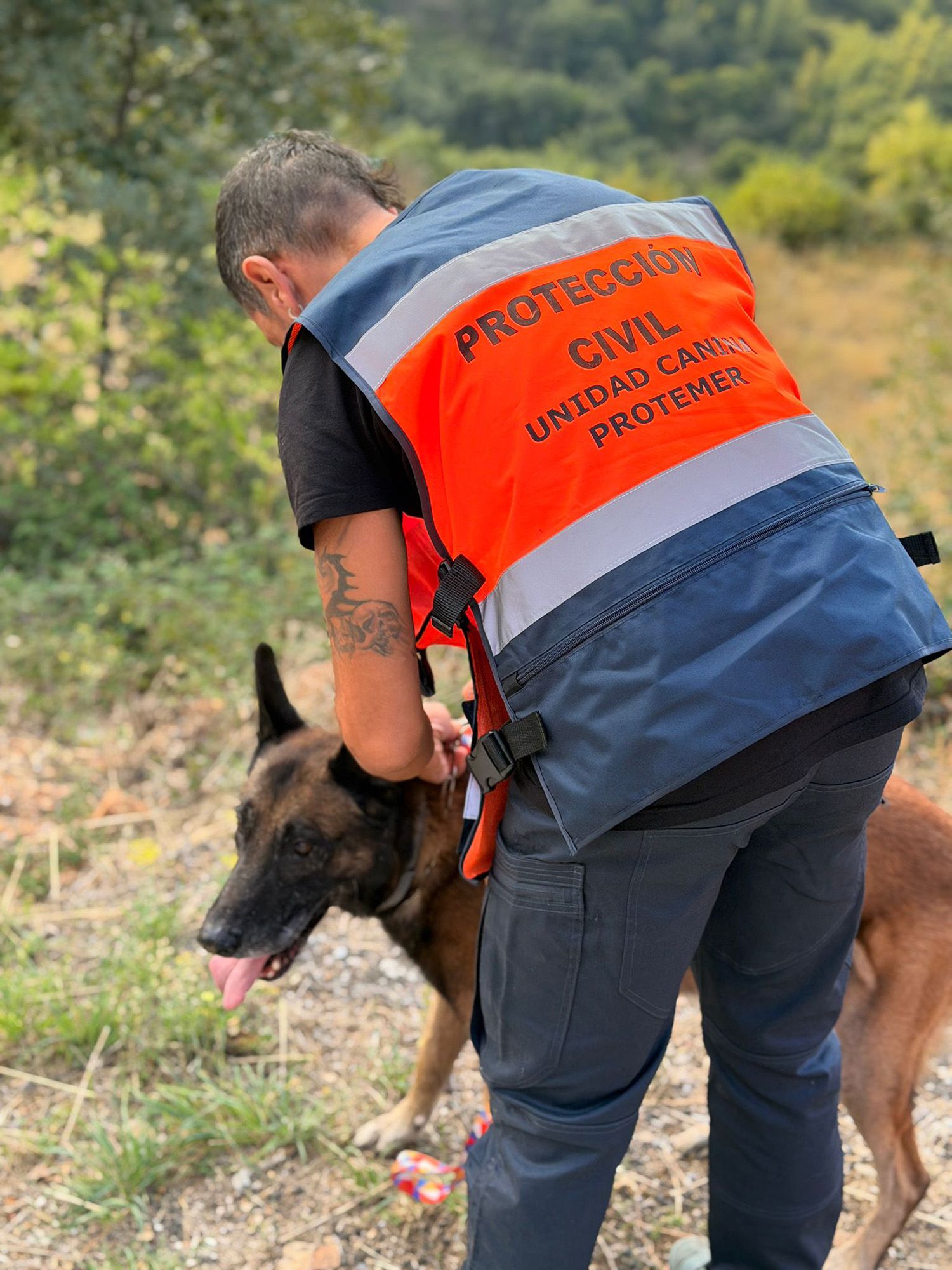 Dispositivo de búsqueda del hombre desaparecido en Sigüeya 4 | Foto: Asociación Protemer Dispositivo de búsqueda del hombre desaparecido en Sigüeya 4 | Foto: Asociación Protemer