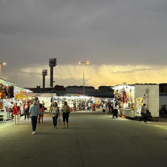Tormenta sobre la feria de las Fiestas de la Encina de Ponferrada | Foto: InfoBierzo Tormenta sobre la feria de las Fiestas de la Encina de Ponferrada | Foto: InfoBierzo