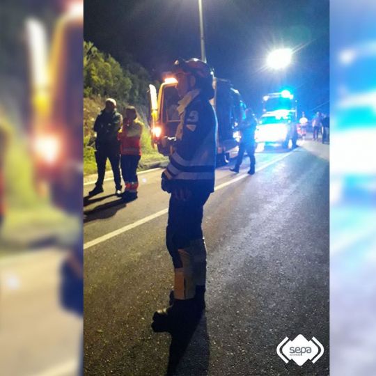 Imagen del accidente mortal en Asturias 2 | Foto: 112 de Asturias