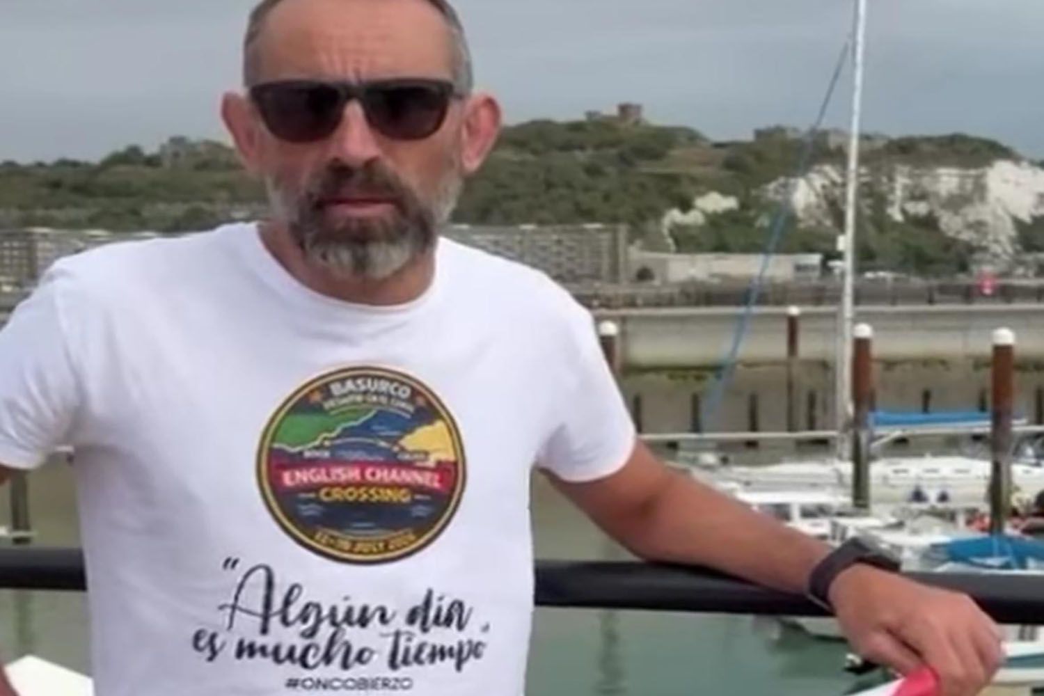 El tiempo se impone finalmente y Basurco no podrá realizar el cruce del Canal de la Mancha en 2026 | Instagram de Oncobierzo El tiempo se impone finalmente y Basurco no podrá realizar el cruce del Canal de la Mancha en 2026 | Instagram de Oncobierzo