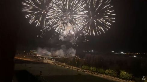 Fuegos artificiales de PiBierzo en las Fiestas de la Encina 2026 