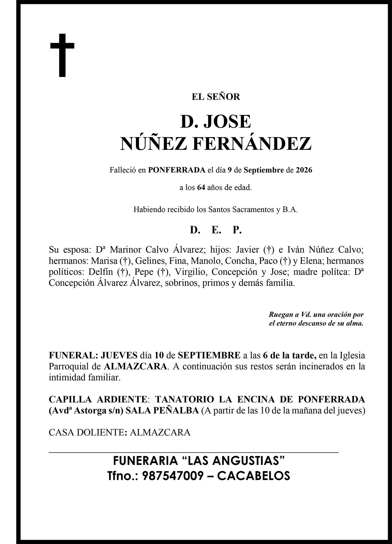 JOSE NÚÑEZ FERNÁNDEZ