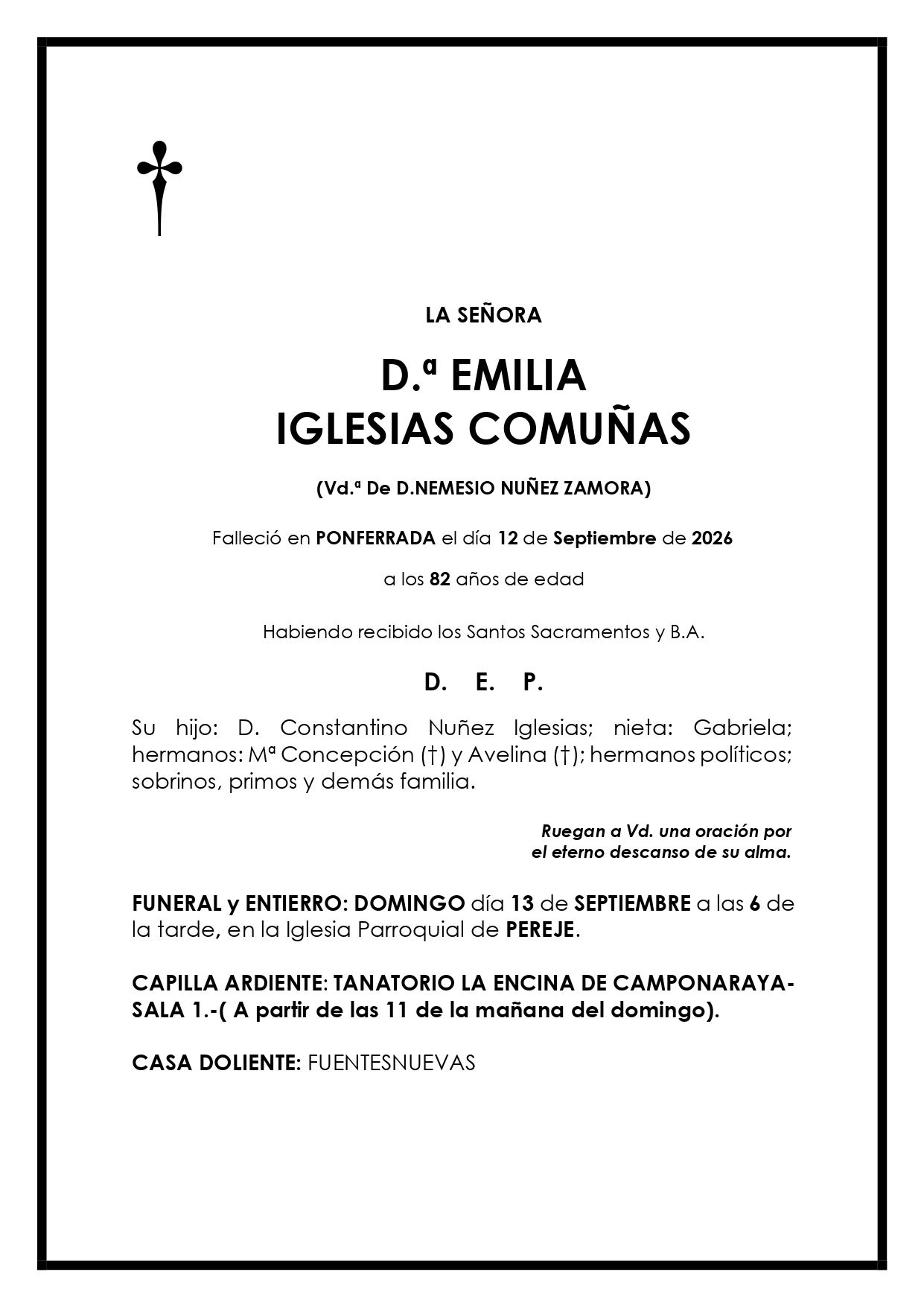 EMILIA IGLESIAS COMUÑAS
