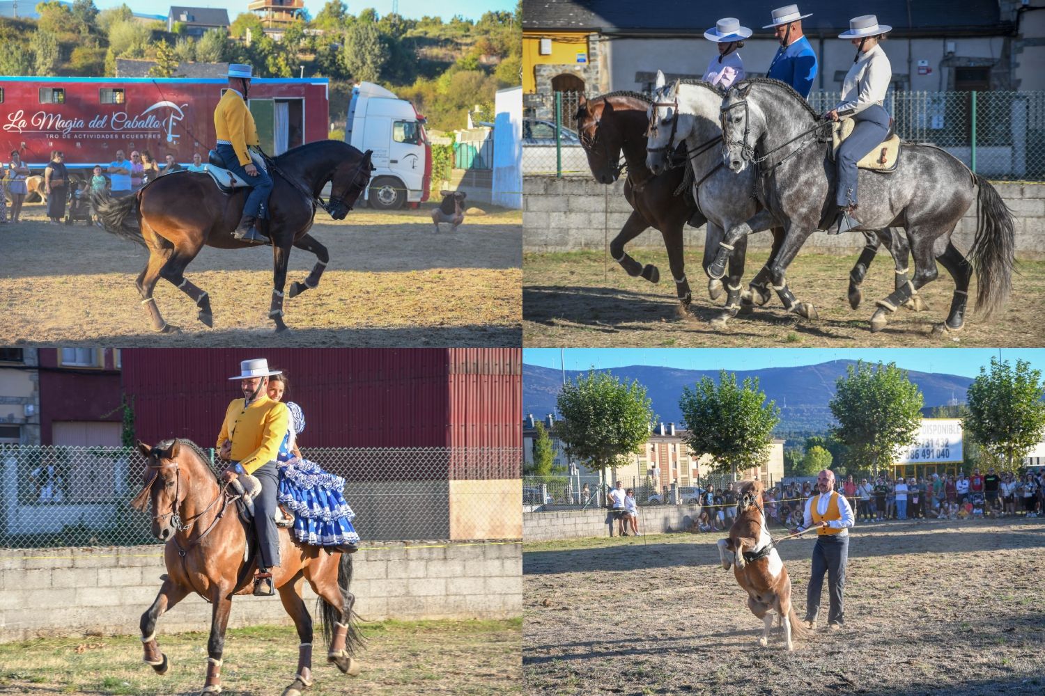 Bembibre se deja cautivar por el espectáculo 'La magia del caballo'