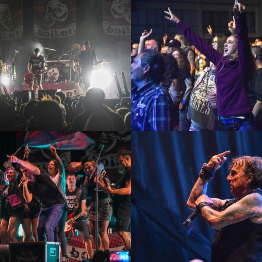 Obús y Boikot incendian Bembibre con una noche de heavy, punk y ska