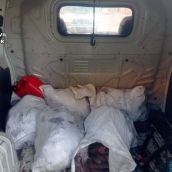Dos detenidos tras intentar huir de la Guardia Civil en la A-6 con 100 kilos de cobre