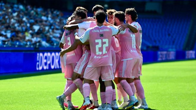 Celebración del gol de la Ponferradina en el partido ante el Deportivo Fabril | Foto: SD Ponferradina Celebración del gol de la Ponferradina en el partido ante el Deportivo Fabril | Foto: SD Ponferradina