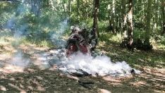Las llamas reducen a cenizas la minibiblioteca del Soto de Villar