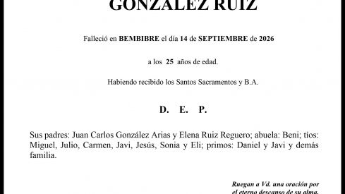 OSCAR GONZALEZ RUIZ