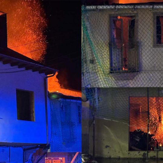 Incendio en Cacabelos 