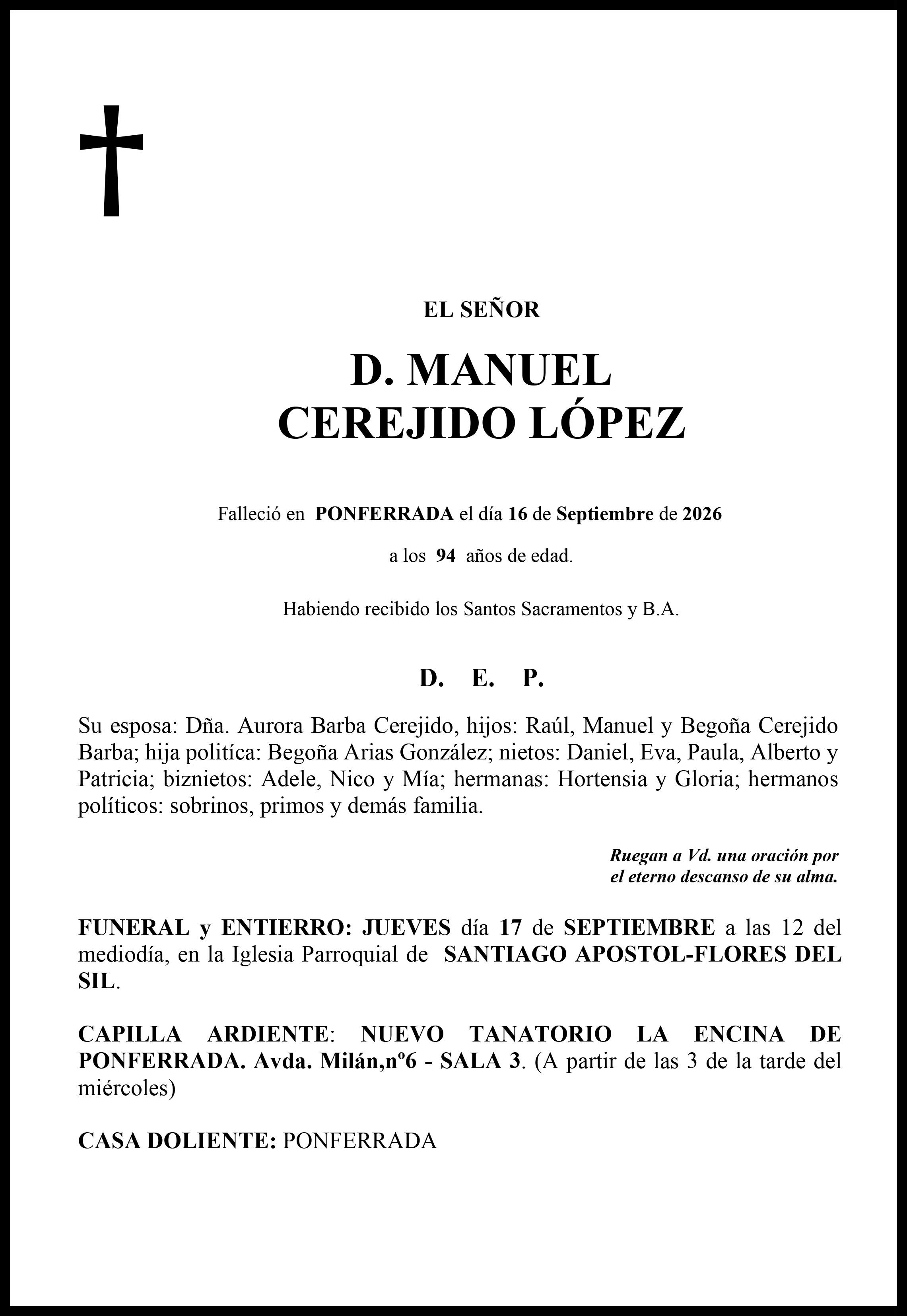 MANUEL CEREJIDO LOPEZ