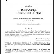 MANUEL CEREJIDO LOPEZ MANUEL CEREJIDO LOPEZ