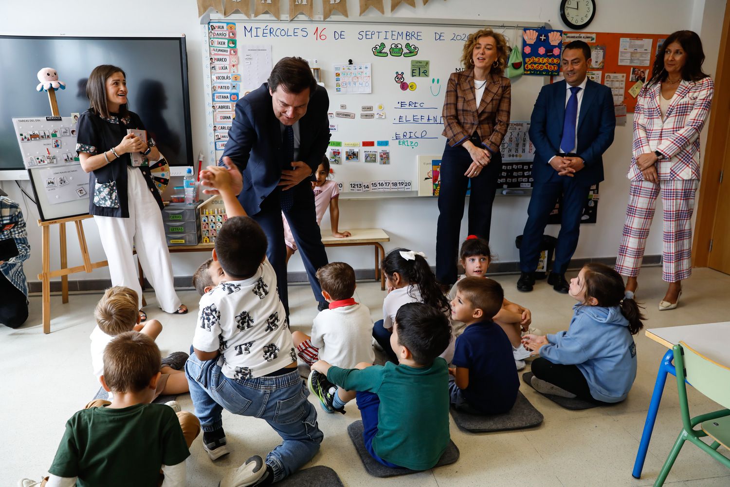 El presidente de la Junta, Alfonso Fernández Mañueco, inaugura el curso 2026-2027 de las enseñanzas escolares no universitarias de la Comunidad | Nacho Valverde / ICAL 