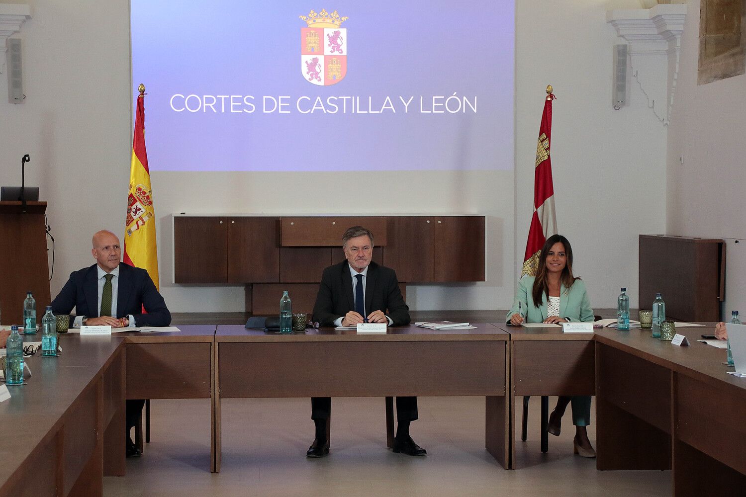 Reunión de la Mesa de las Cortes y de la Junta de Portavoces | Peio García / ICAL Reunión de la Mesa de las Cortes y de la Junta de Portavoces | Peio García / ICAL