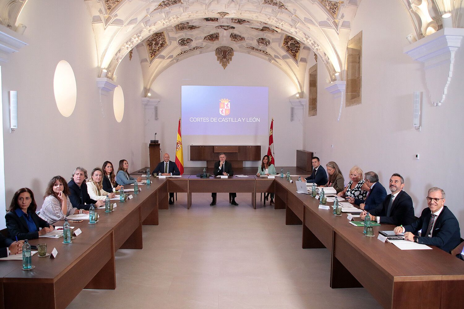Reunión de la Mesa de las Cortes y de la Junta de Portavoces | Peio García / ICAL Reunión de la Mesa de las Cortes y de la Junta de Portavoces | Peio García / ICAL
