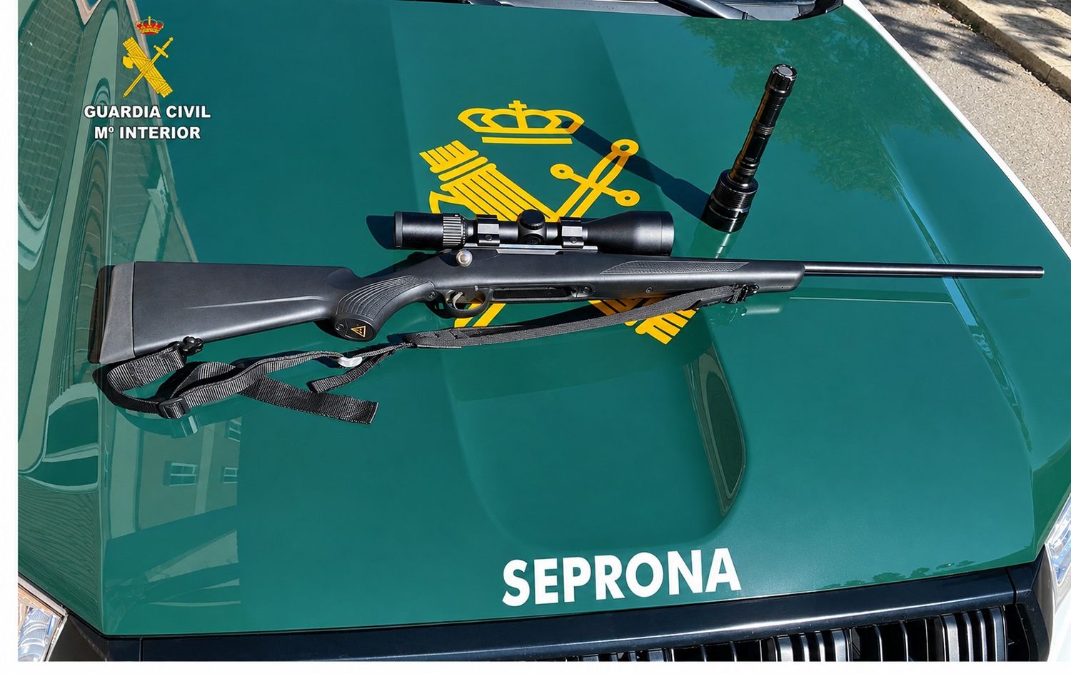 Rifle encontrado en la operación Rifle encontrado en la operación