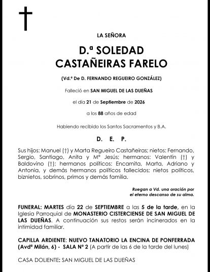 SOLEDAD CASTAÑEIRAS FARELO