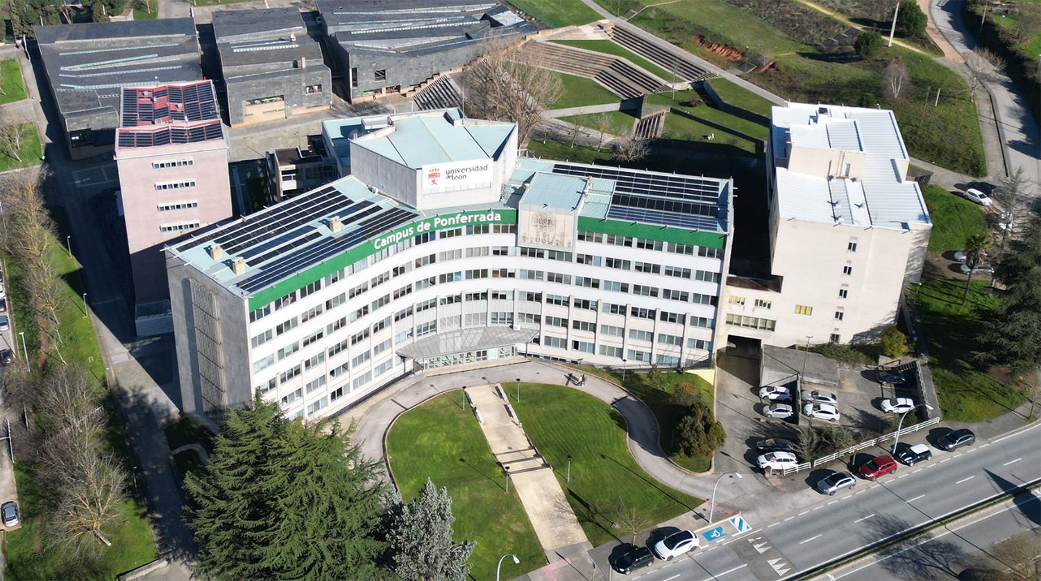 Vista aérea del Campus de Ponferrada Vista aérea del Campus de Ponferrada