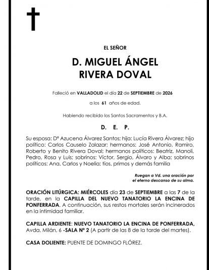MIGUEL ÁNGEL RIVERA DOVAL