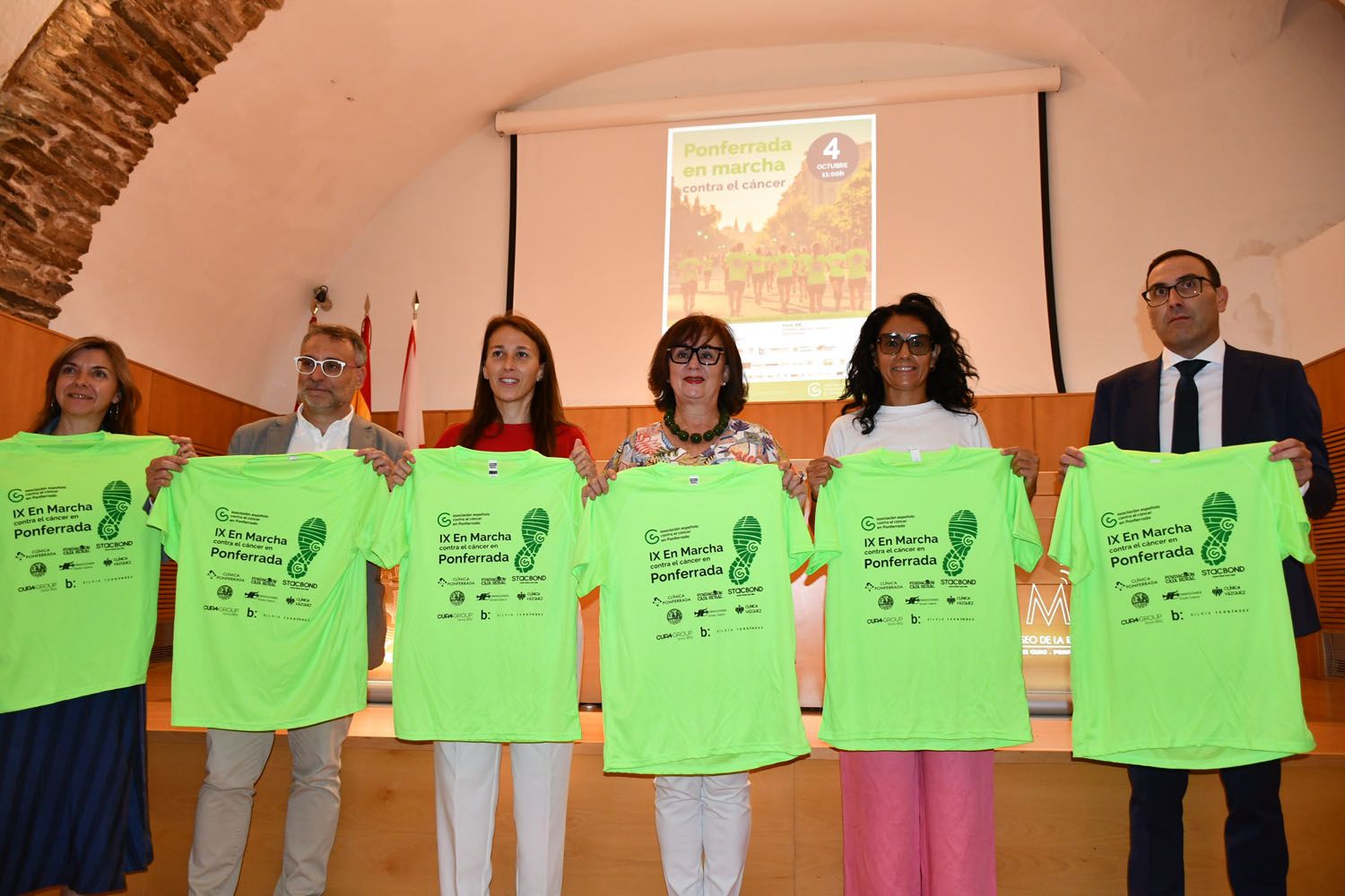 Presentación de la IX en Marcha contra el Cáncer en Ponferrada | Foto: Dani Merino, InfoBierzo Presentación de la IX en Marcha contra el Cáncer en Ponferrada | Foto: Dani Merino, InfoBierzo