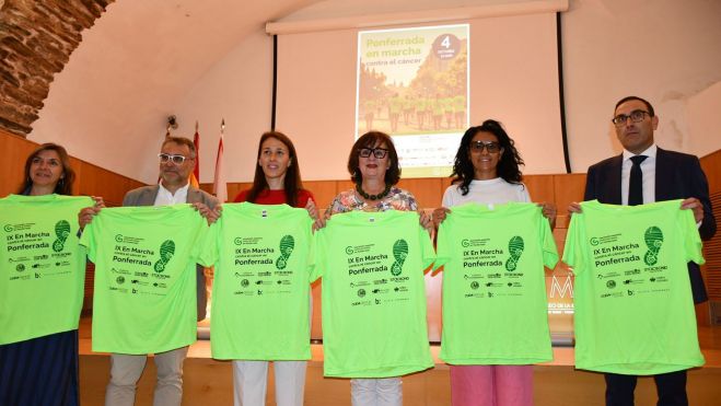 Presentación de la IX en Marcha contra el Cáncer en Ponferrada | Foto: Dani Merino, InfoBierzo Presentación de la IX en Marcha contra el Cáncer en Ponferrada | Foto: Dani Merino, InfoBierzo