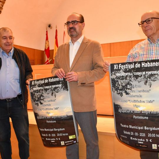 Presentación del XI Festival de Habaneras | Foto: Dani Merino, InfoBierzo Presentación del XI Festival de Habaneras | Foto: Dani Merino, InfoBierzo