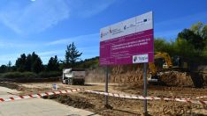 Inicio de las obras del futuro parque de Bomberos de Bembibre | Foto: Dani Merino, InfoBierzo