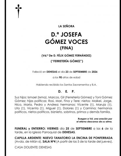 JOSEFA GOMEZ VOCES (FINA)