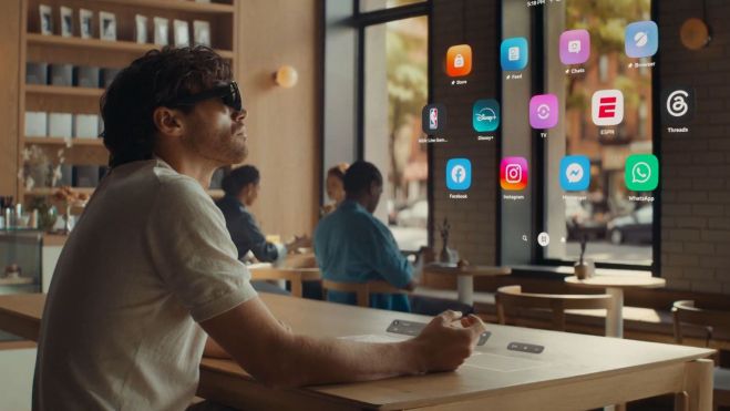 Meta presenta unas gafas de realidad mixta de 100 gramos para competir con Apple Vision Pro (3) Meta presenta unas gafas de realidad mixta de 100 gramos para competir con Apple Vision Pro (3)