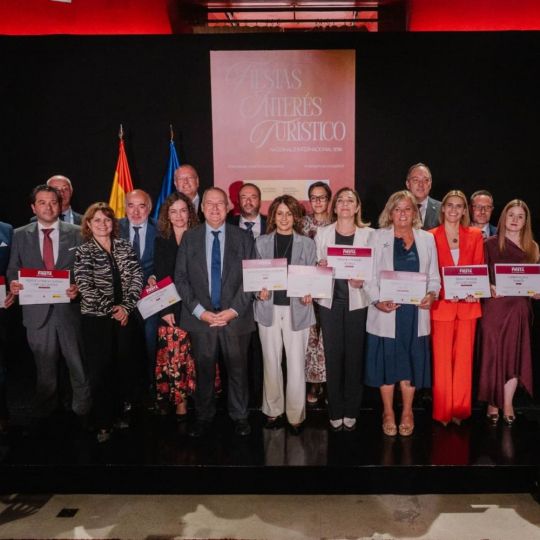 Recepción de los diplomas de Fiestas de Interés Turístico Internacional en el Teatro Real de Madrid Recepción de los diplomas de Fiestas de Interés Turístico Internacional en el Teatro Real de Madrid