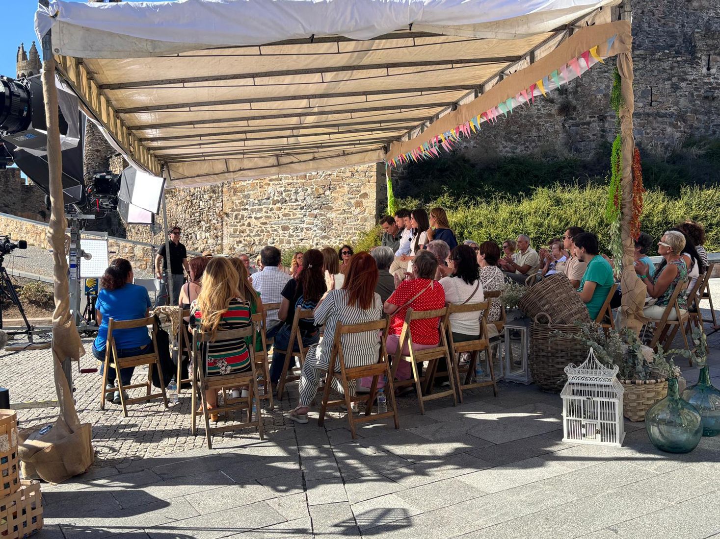 Grabación del programa 'El verano se mueve' de Telecinco desde Ponferrada (1) | Foto: Iris López, InfoBierzo
