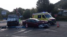 Accidente en la N6 en Vega de Valcarce 2 Accidente en la N6 en Vega de Valcarce 2