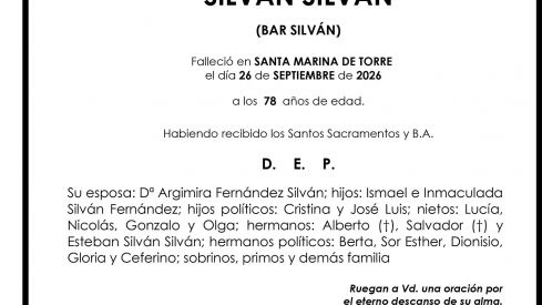 SEVERIANO SILVÁN SILVÁN (BAR SILVÁN)