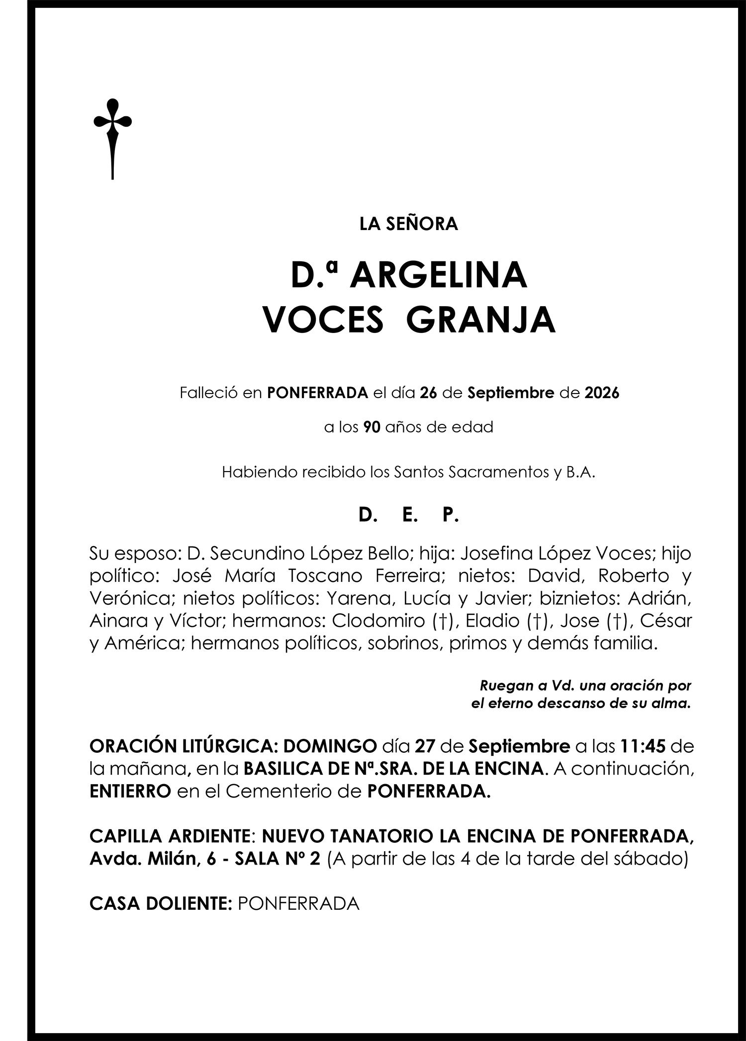 ARGELINA VOCES GRANJA