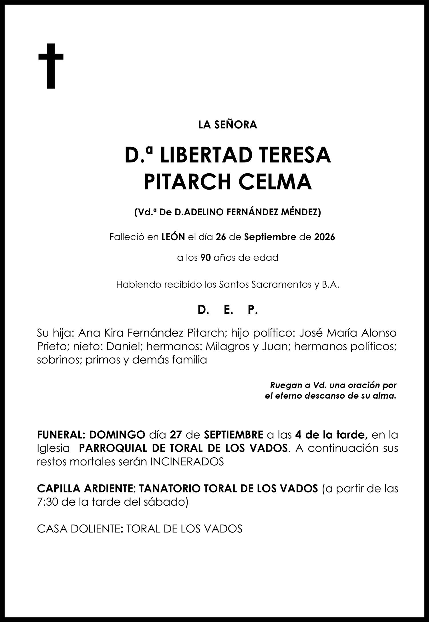  LIBERTAD TERESA PITARCH CELMA