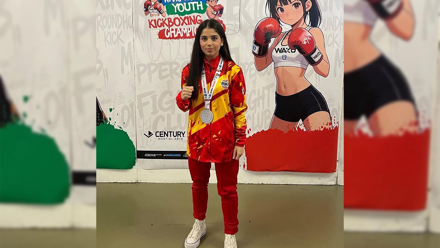 La joven berciana Alicia Chamorro La joven berciana Alicia Chamorro