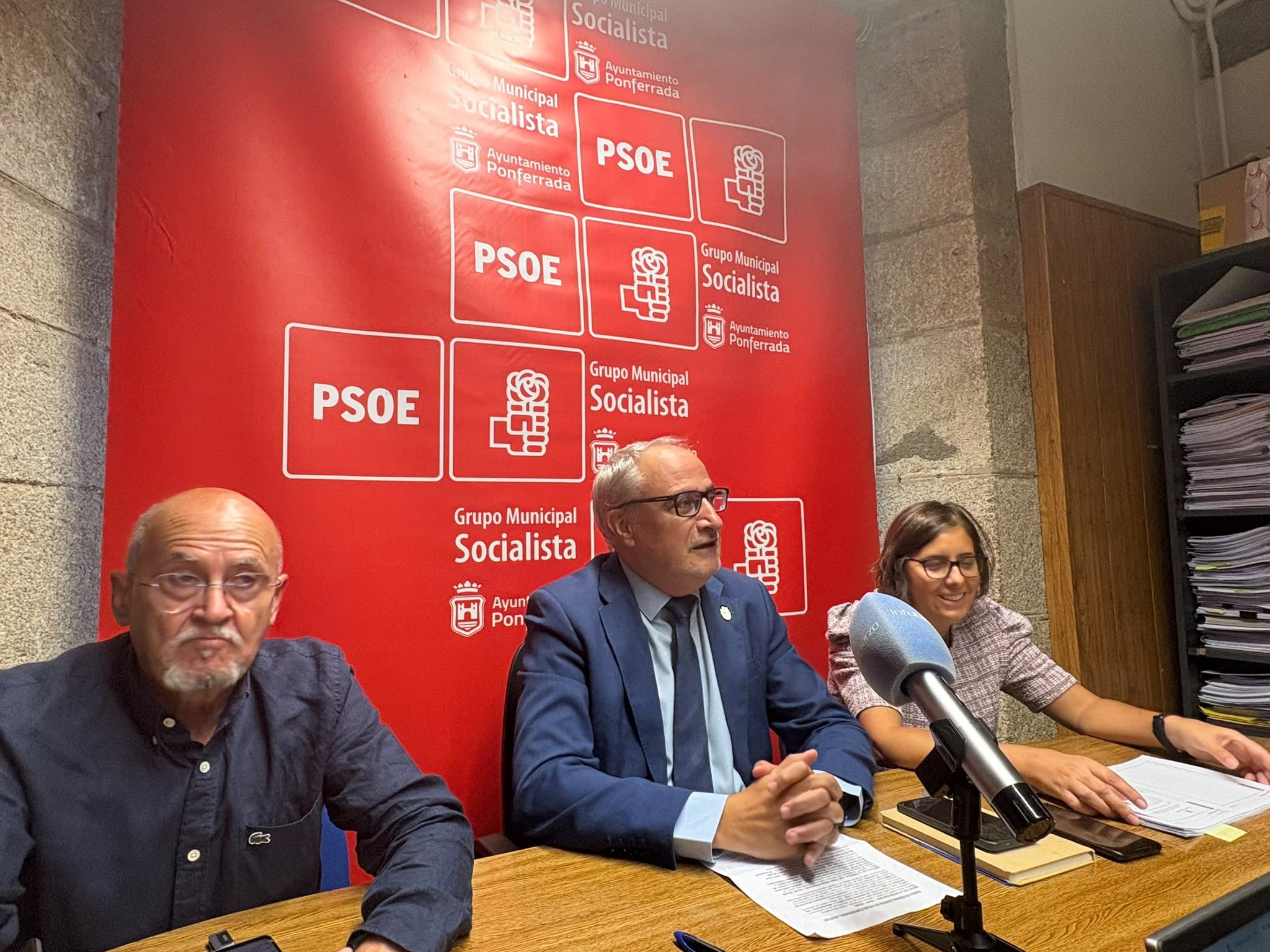 Rueda de Prensa del Psoe de Ponferrada Rueda de Prensa del Psoe de Ponferrada