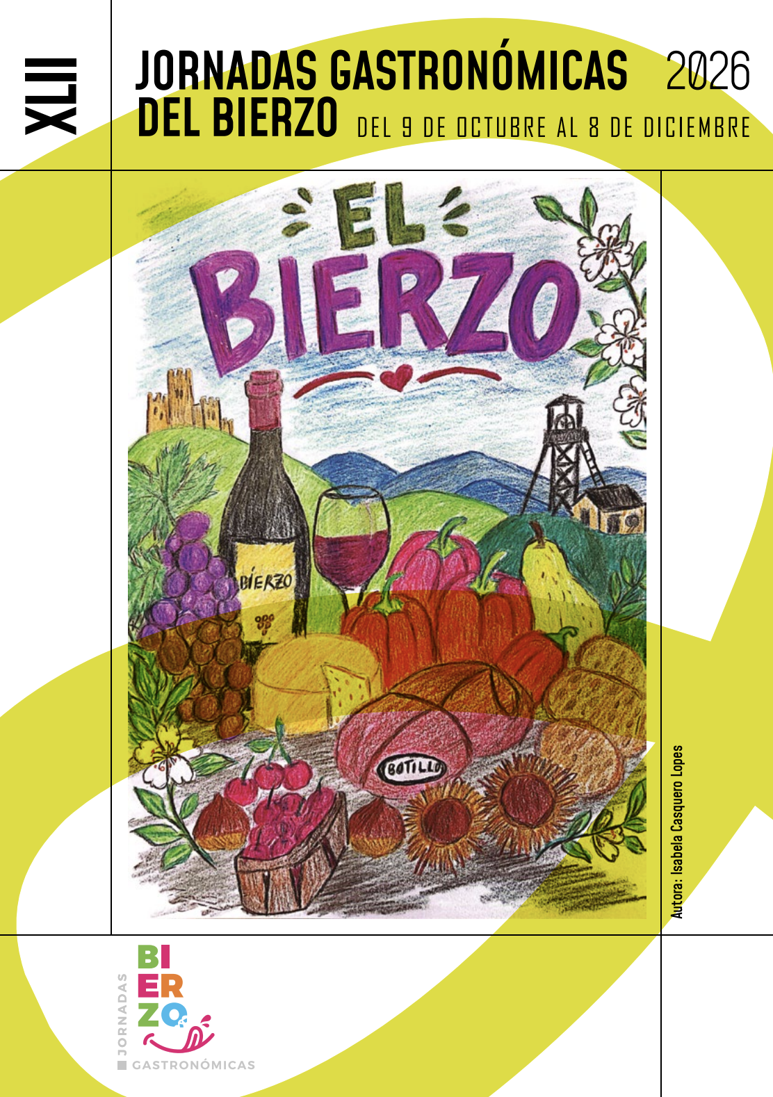 Cartel de las Jornadas Gastronómicas del Bierzo
