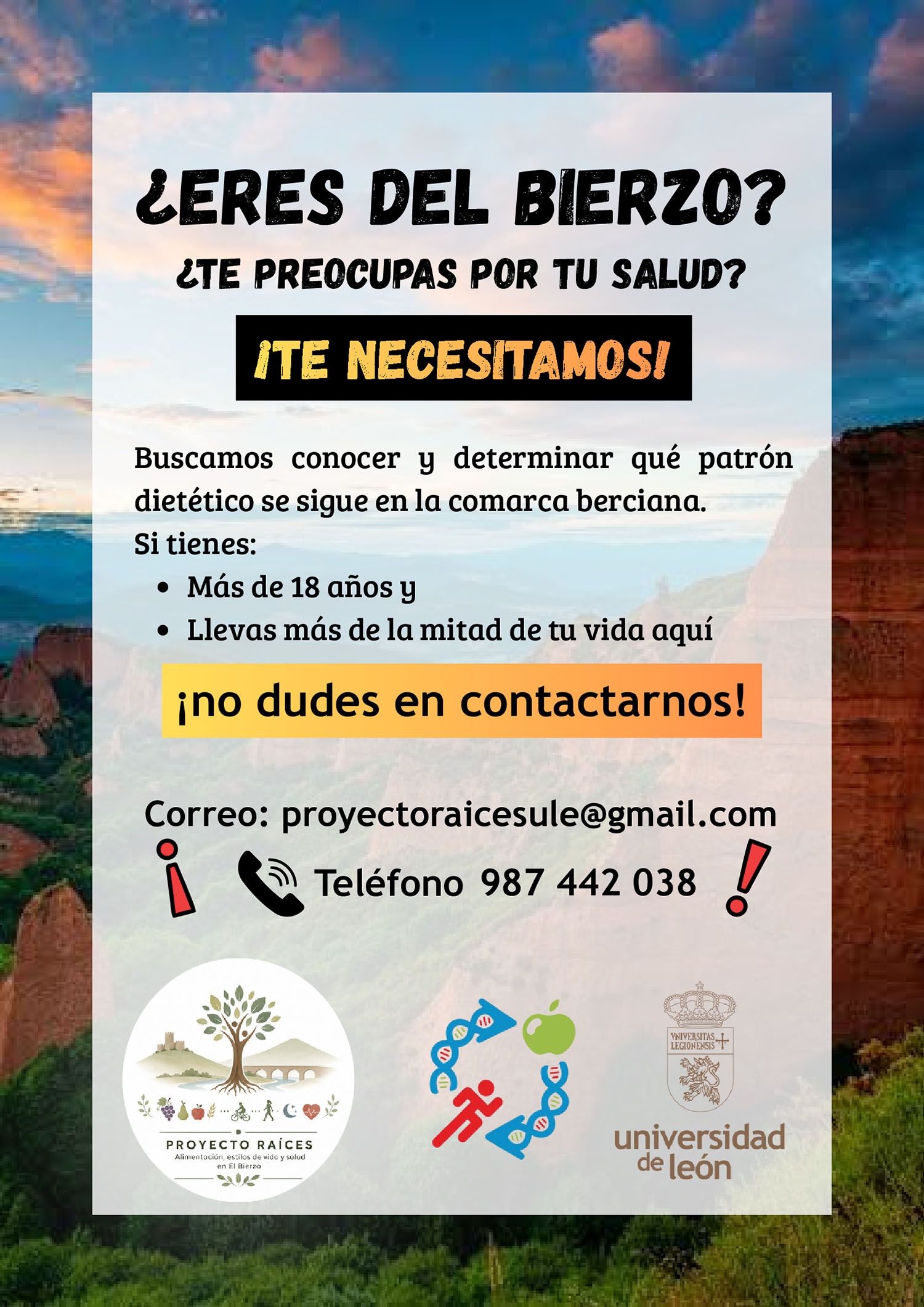 Cartel Eres del Bierzo Cartel Eres del Bierzo
